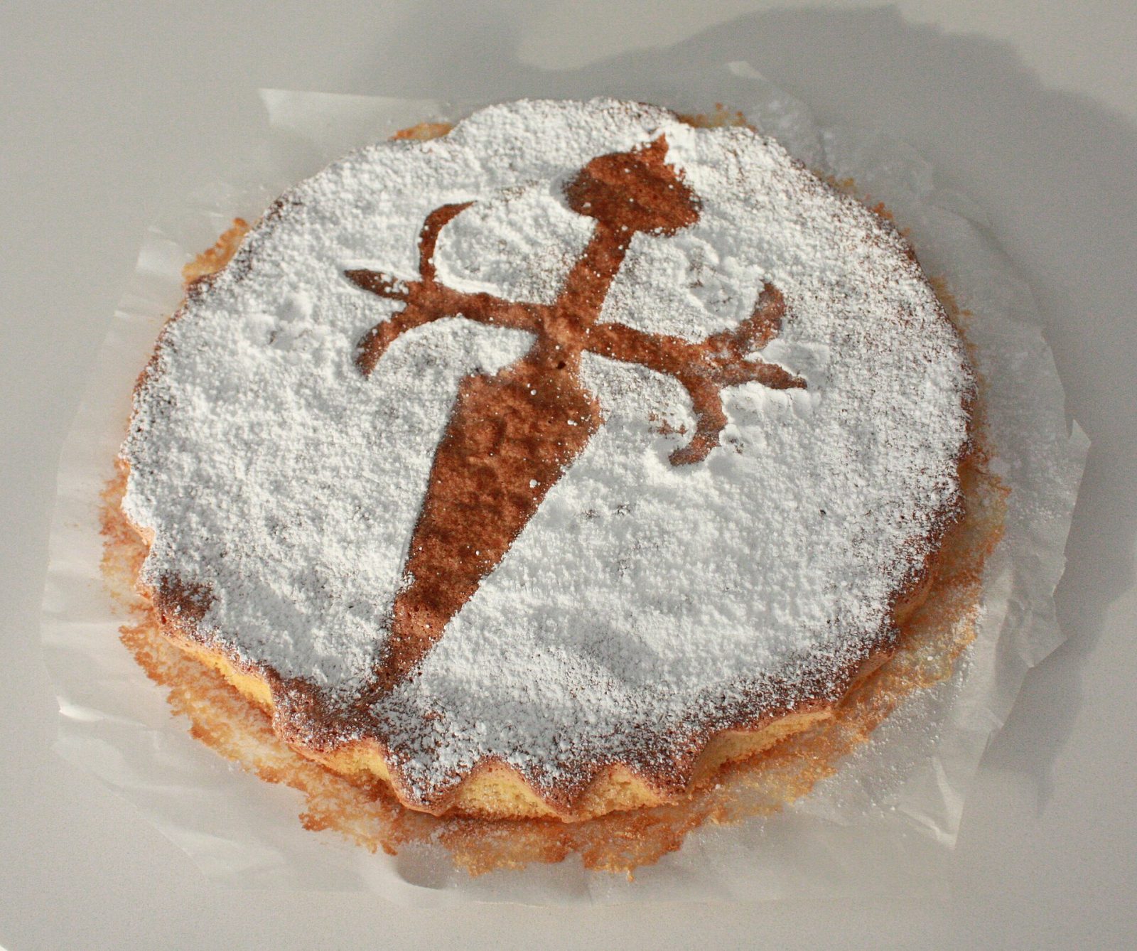 Tarta de Santiago (Saint James Almond Cake)